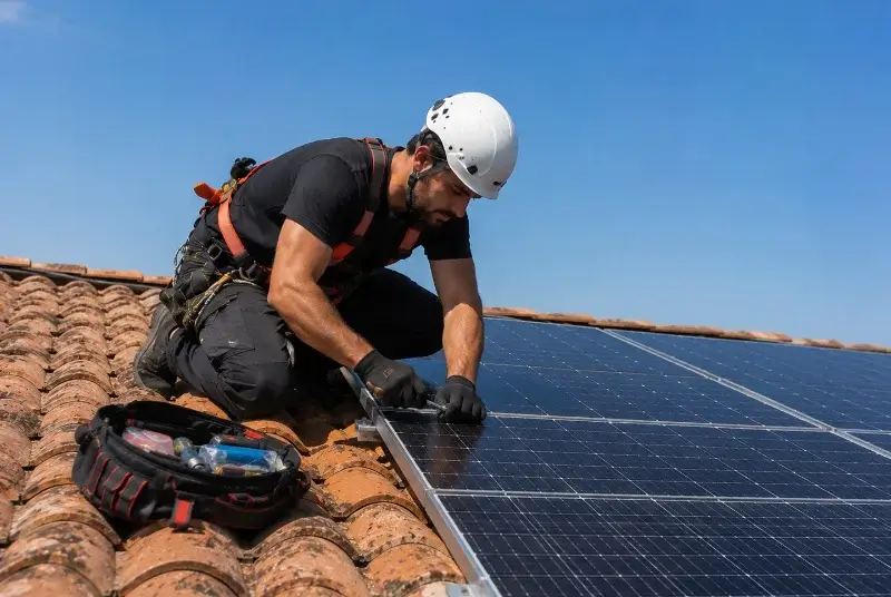 Maintenance et monitoring de panneaux solaires à Rousset-les-Vignes