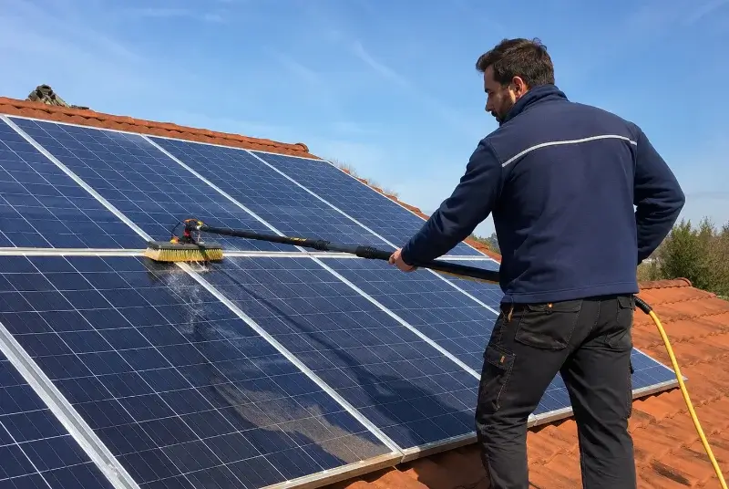 Nettoyage et entretien de panneaux solaires à Rousset-les-Vignes