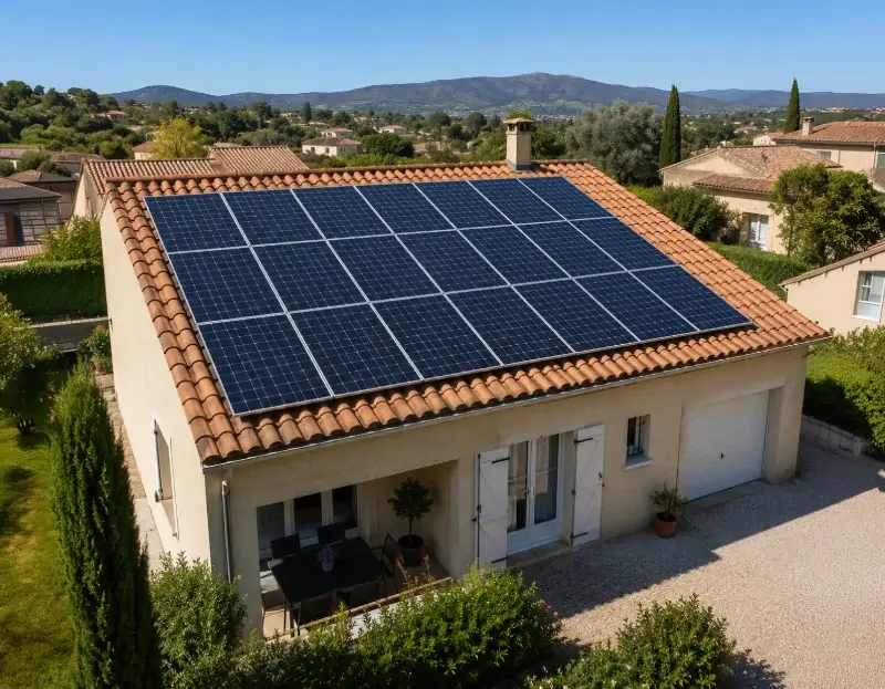 Prime à l'autoconsommation panneaux solaires Rousset-les-Vignes — aide financière de l'État